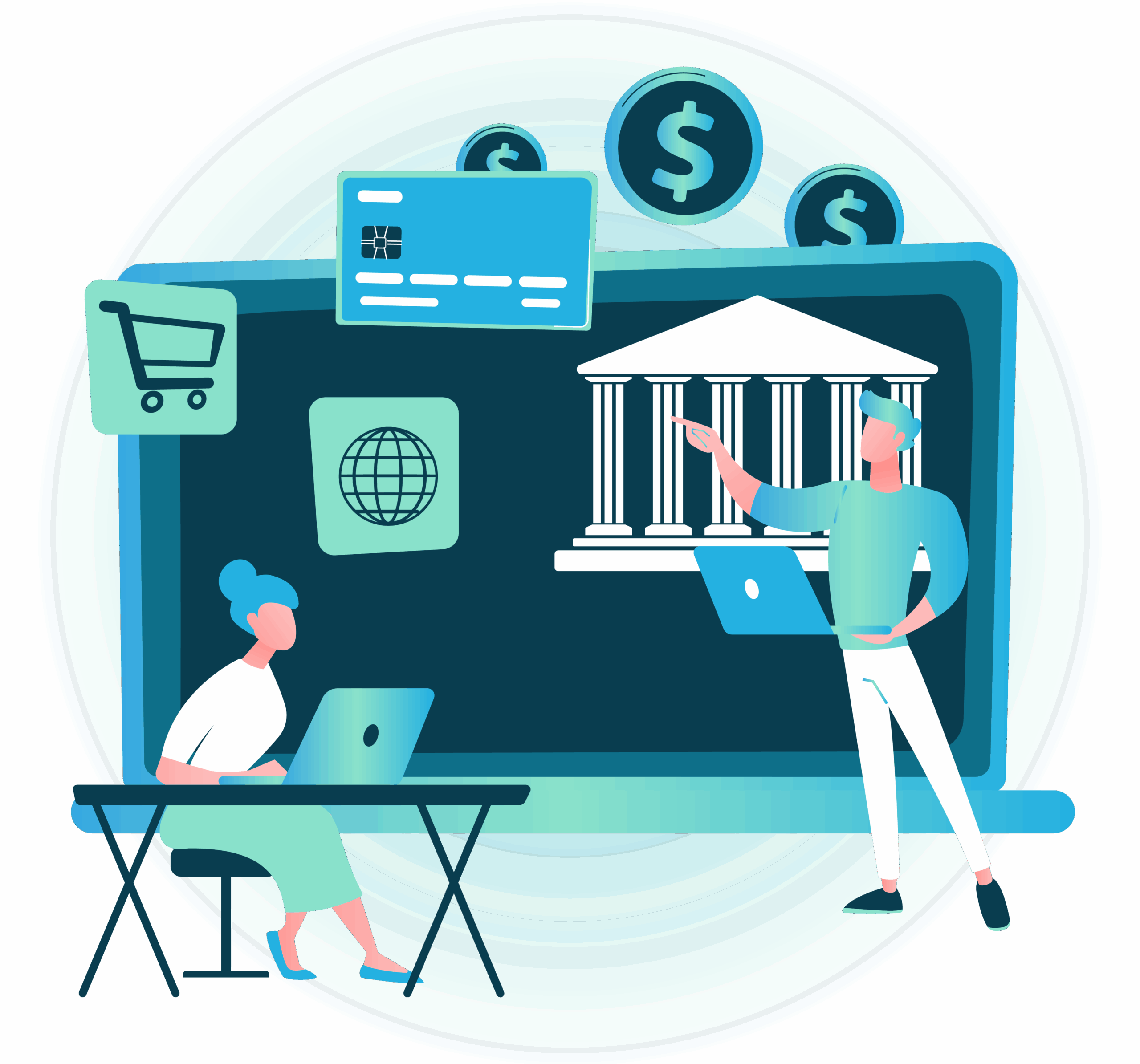 Contact illustration